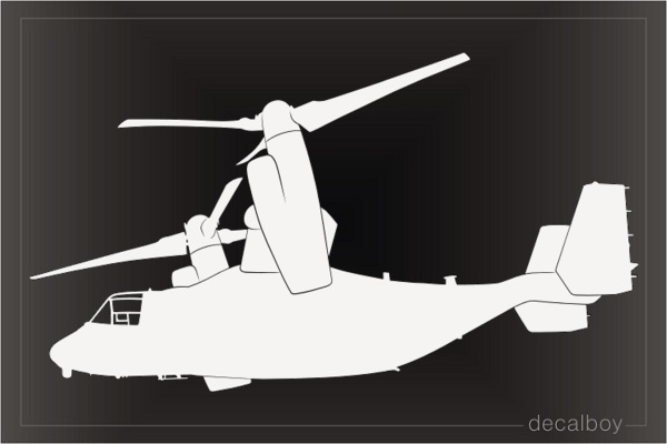 V22 Osprey Aircraft Helicopter Decal