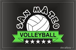 Volleyball Team Logo Decal