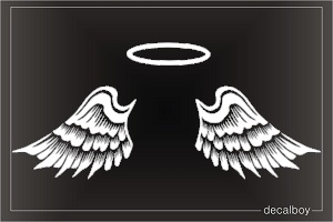 Wings Halo Decal