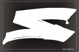 Z Letter Car Decal