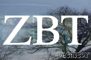 Zeta Beta Tau Vinyl Die-cut Decal
