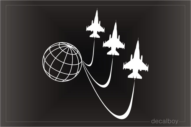 Air Force F16 Squadron Decal