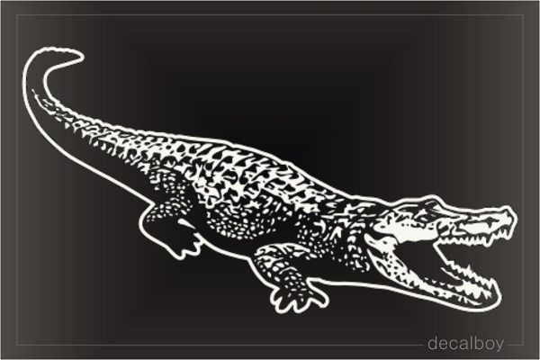 Alligator Crocodile Window Decal