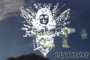 Angel And Devil Car Decal