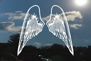 Angel Wings Tattoo Window Decal