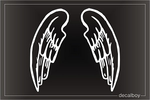 Angel Wings Window Decal