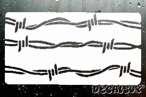 Barbed Wire Car Decal