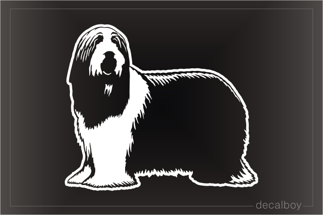 Bearded Collie Dog Decal