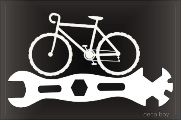 Bicycle Repair Wrench Decal