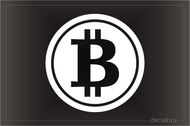 Bitcoin Emblem Decal