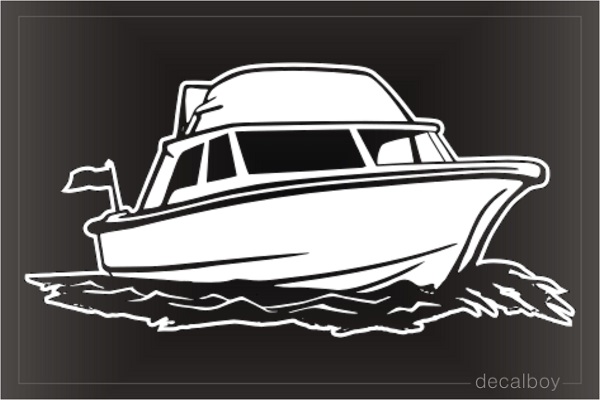 Boat Yacht Ship Sale Car Decal