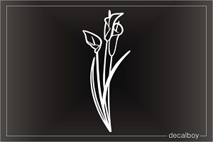 Calla Lily Flower Decal