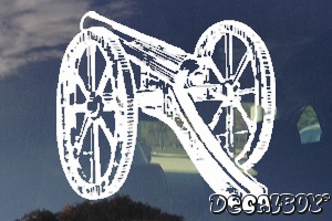 Cannon Car Decal