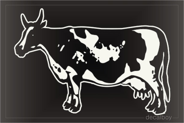 Cattle Cow Dairy Beef Window Decal