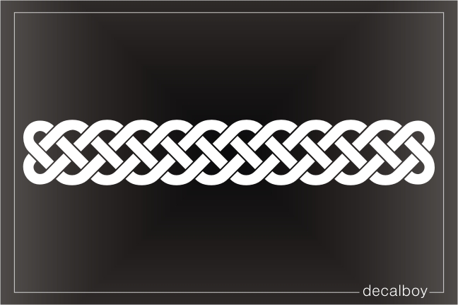 Celtic Knot Line Decal