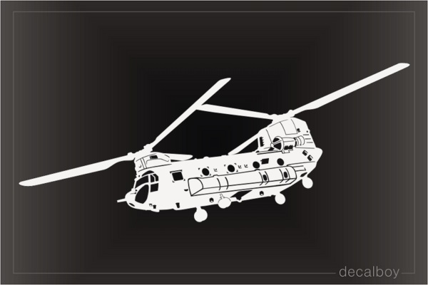 CH 47 Chinook Helicopter Decal