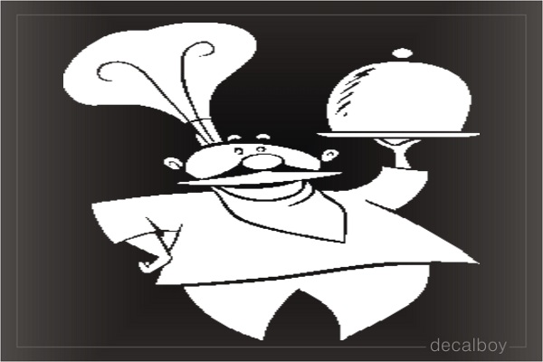 Chef Hat Car Decal