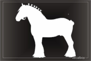 Clydesdale Horse Decal