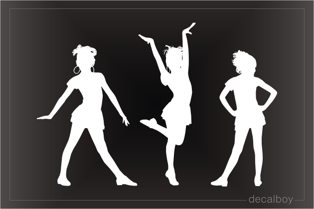 Dance Girls Decal