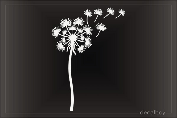 Dandelion Flower Decal
