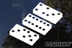 Dominos Game Car Decal