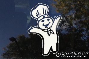 Dough Boy 546 Car Window Decal