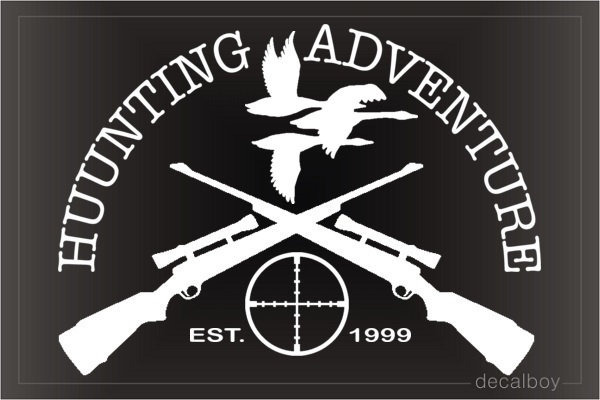 Duck Hunt Logo Decal