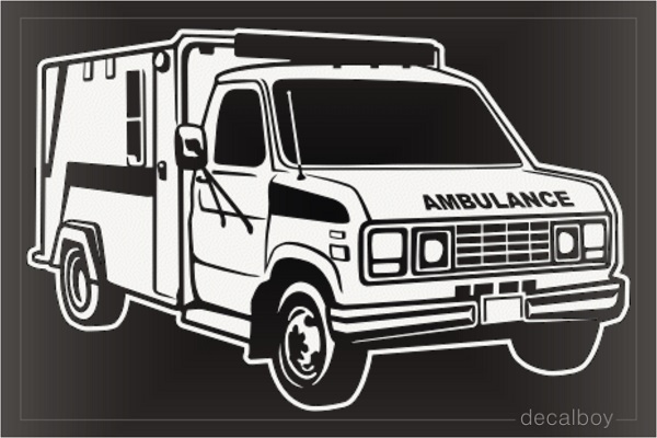 Emergency Transport Ambulance Decal