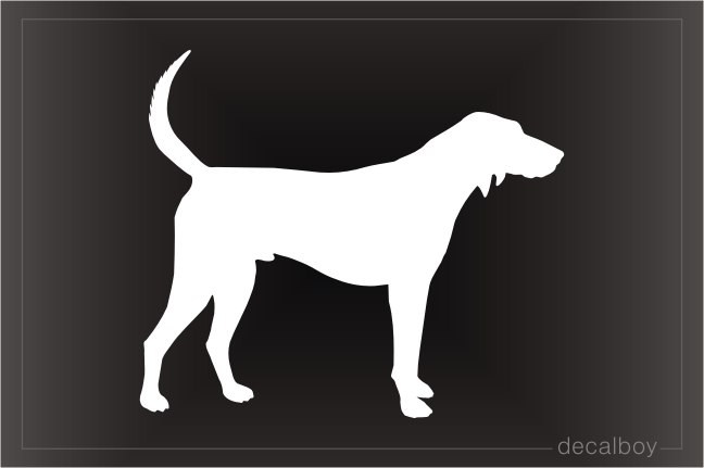 English Foxhound Dog Decal