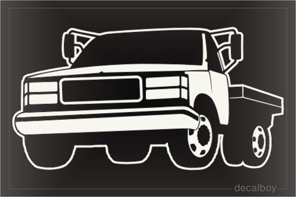 Flatbed Truck Decal