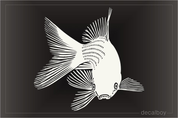 Goldfish Fish Window Decal