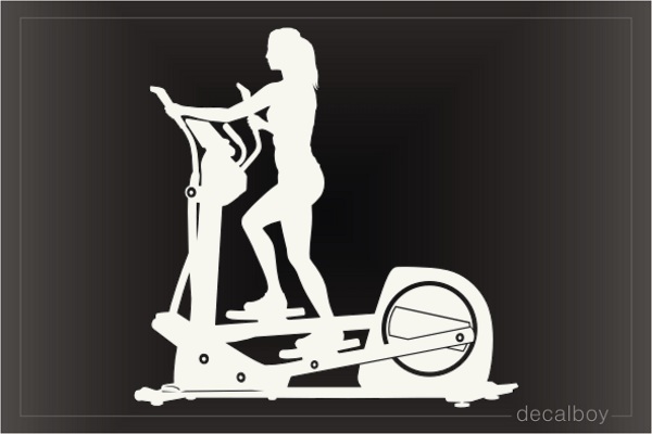 Gym Elliptical Trainer Treadmill Decal