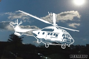 Helicopter Mi17 Window Decal