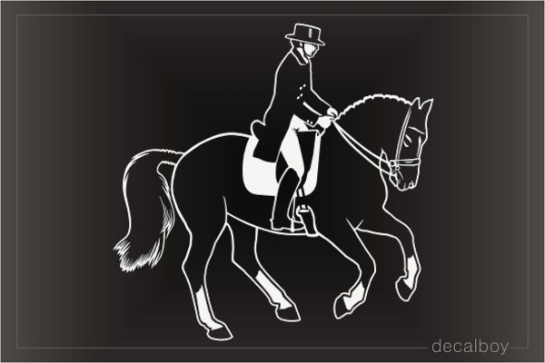 Horse Dance Dressage Freestyle Decal