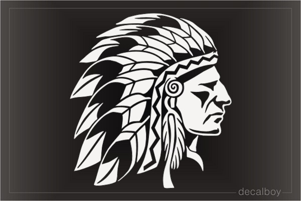 Indian Chief Decal