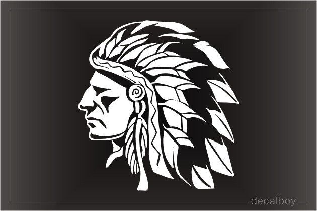 Indian Tribe Leader Decal