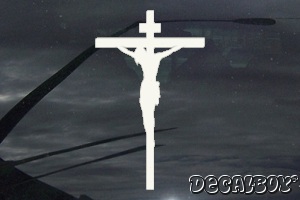 Jesus Crucifixion Silhouette Decal