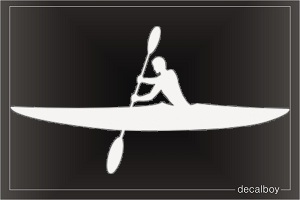 Kayaking Sport Window Decal