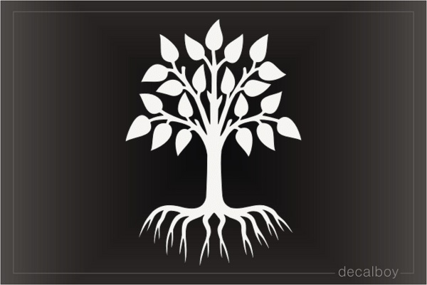 Know Your Roots Tree Decal