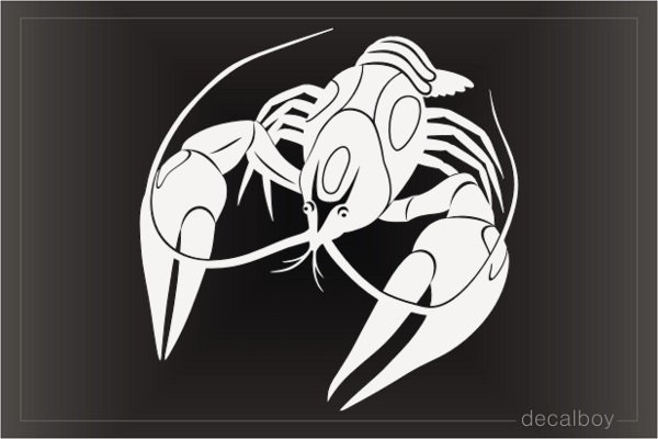 Lobster Seafood Decal