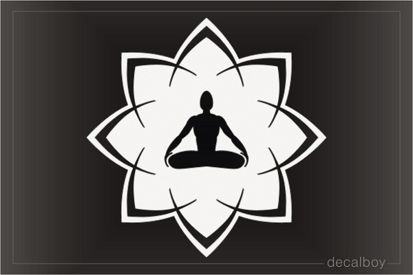 Lotus Yoga Decal
