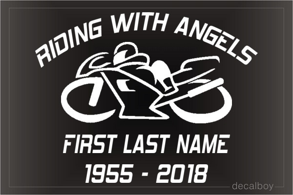 Motorcyclist Remembrance Decal