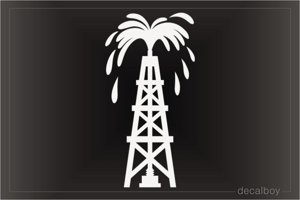 Oilfield Oilwell Decal