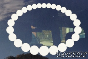 Pearl Necklace Decal
