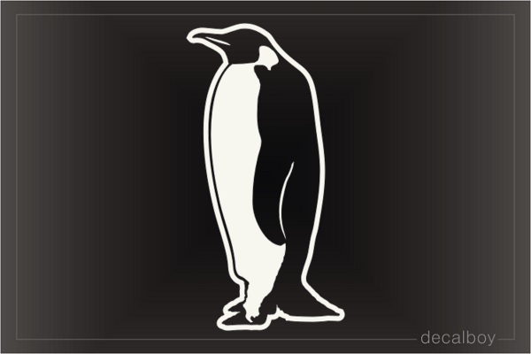 Penguin Mom Decal