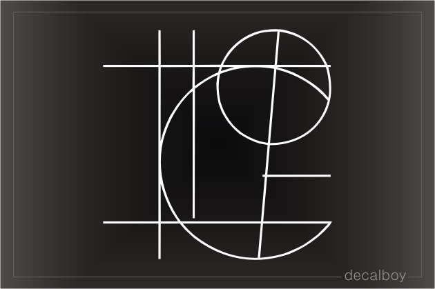 Science Math Logo Decal