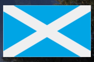 Scotland Scottish Flag Car Decal