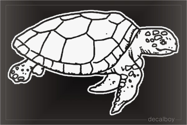Sea Turtle 876 Window Decal