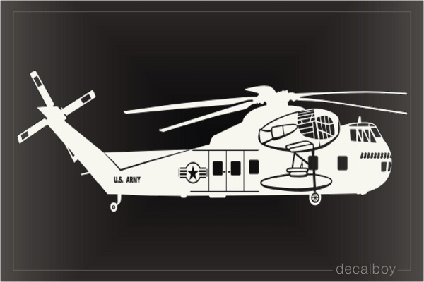 Sikorsky Ch37 Helicopter Decal