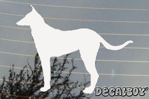 Smooth Collie Dog Silhouette Car Window Decal